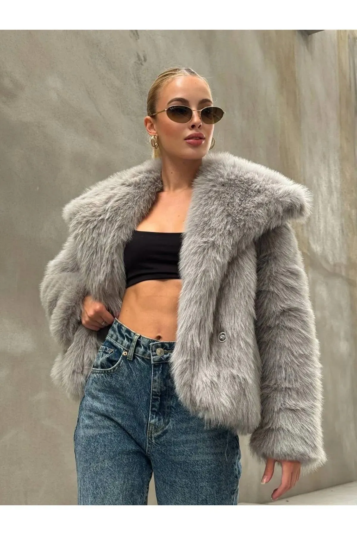 Soft Touch Oversized Premium Fur Plush Coats