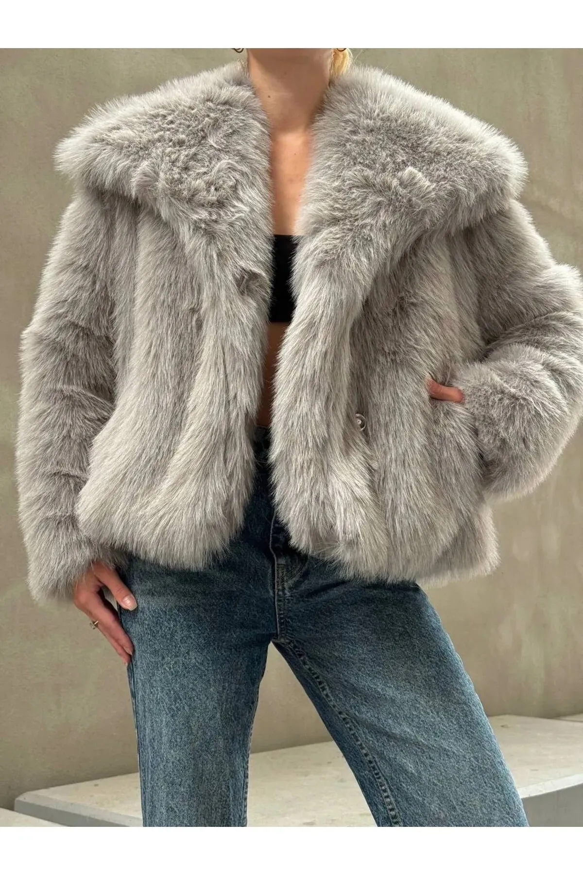 Soft Touch Oversized Premium Fur Plush Coats