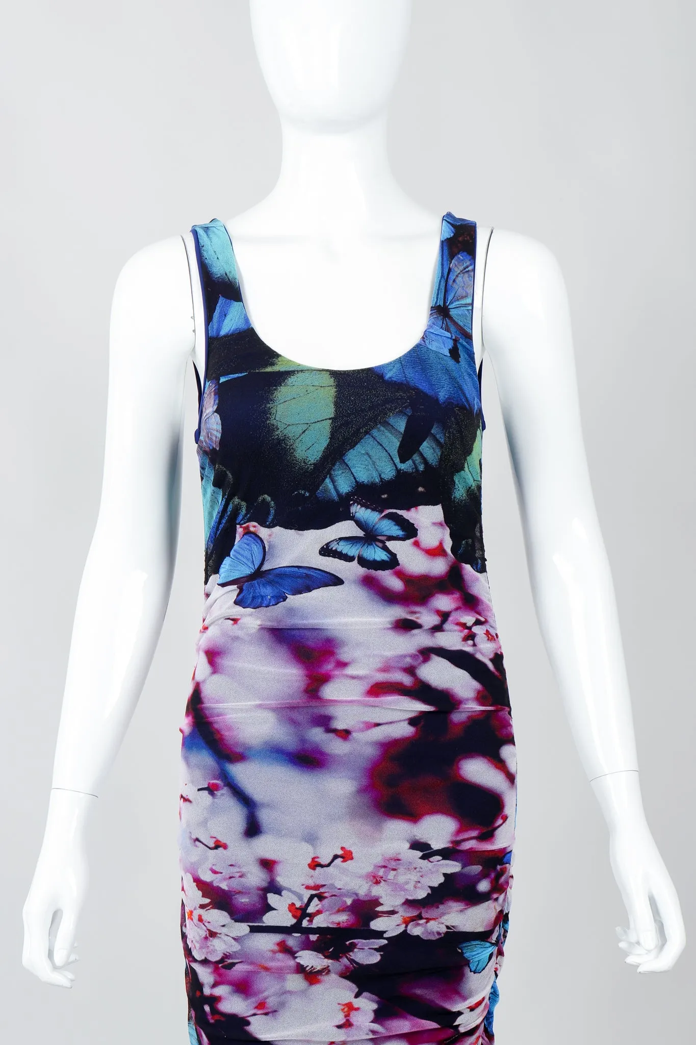 Soleil Ruched Butterfly Dress