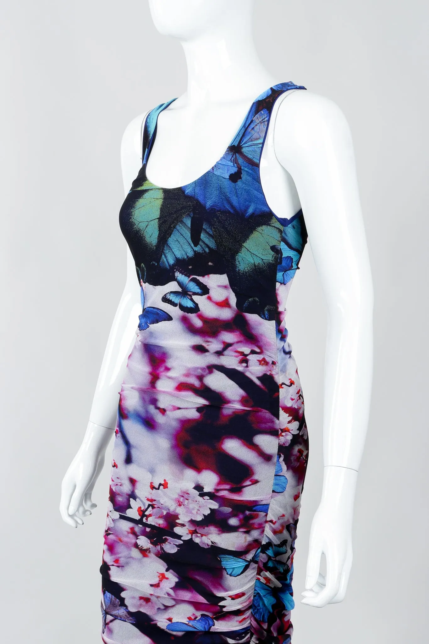 Soleil Ruched Butterfly Dress