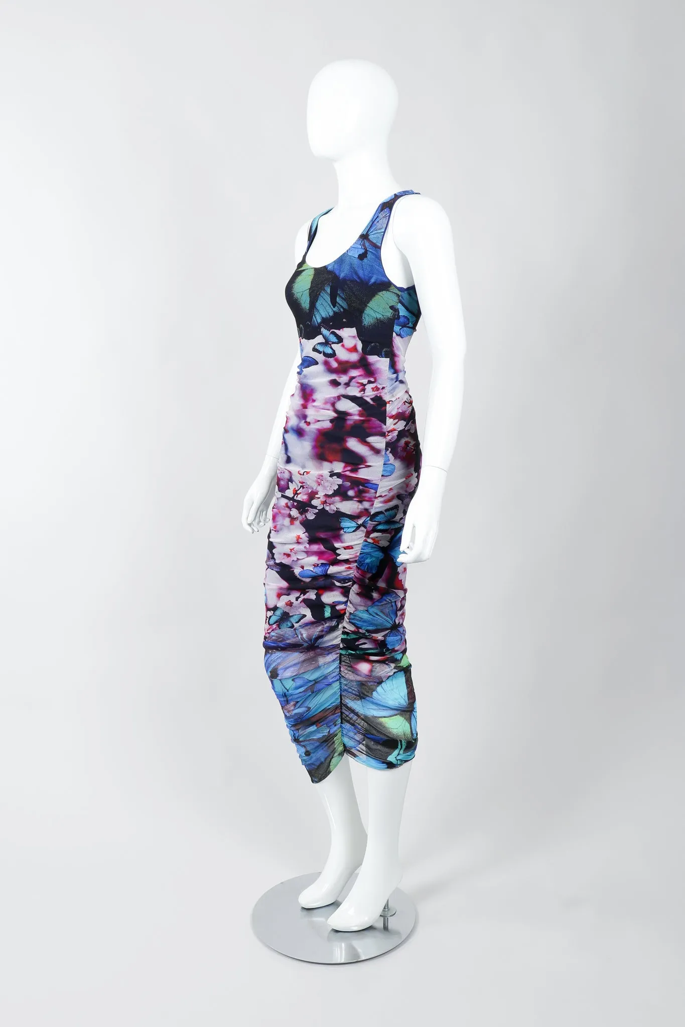 Soleil Ruched Butterfly Dress