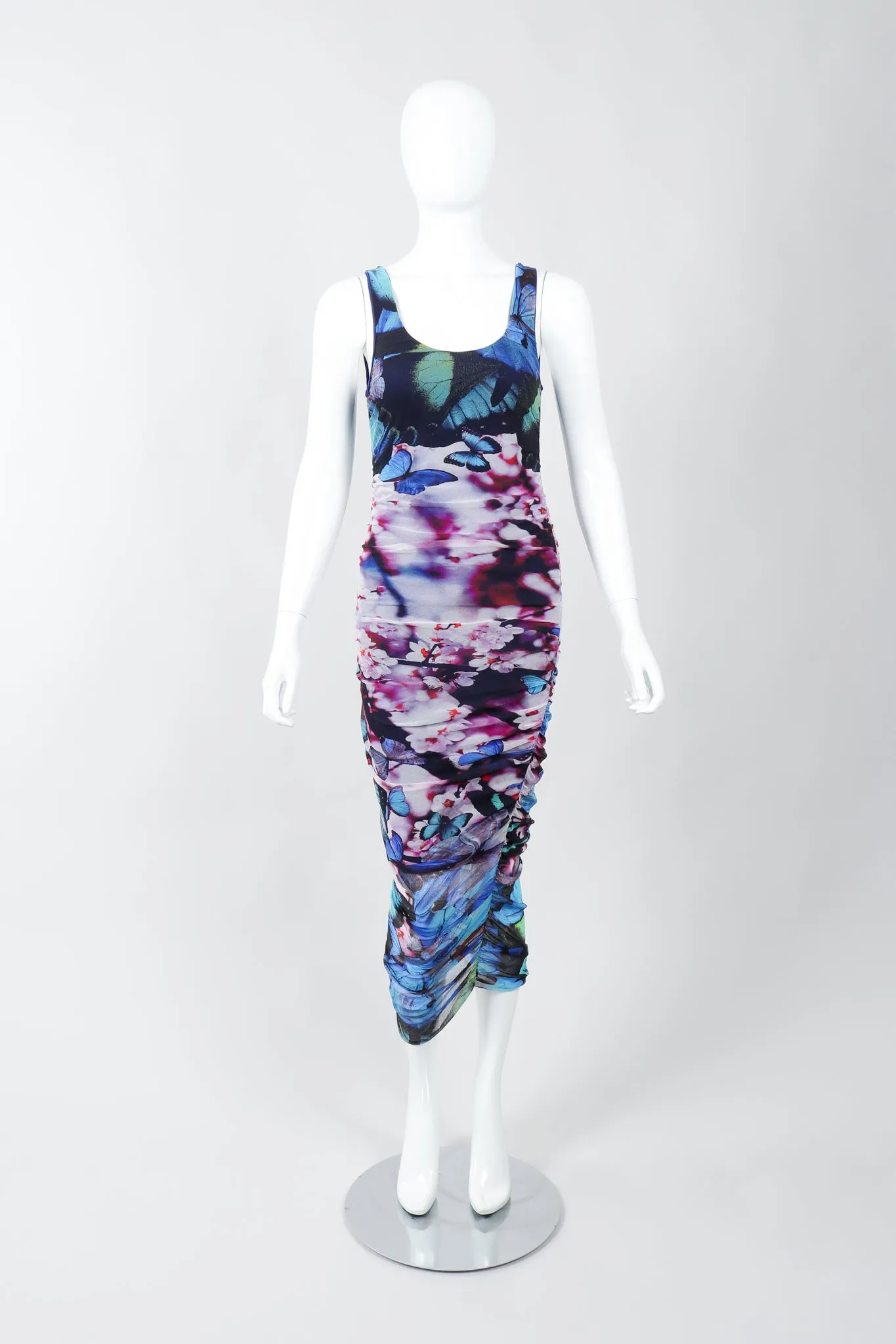 Soleil Ruched Butterfly Dress