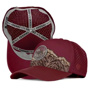 Special Edition Performance Snapback | Mountain Day | Maroon PreOrder