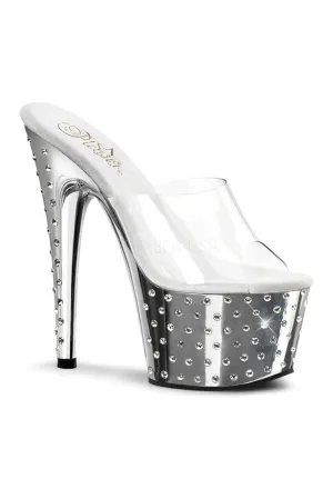 STARDUST-701 Platform Slide  | Clear Vinyl