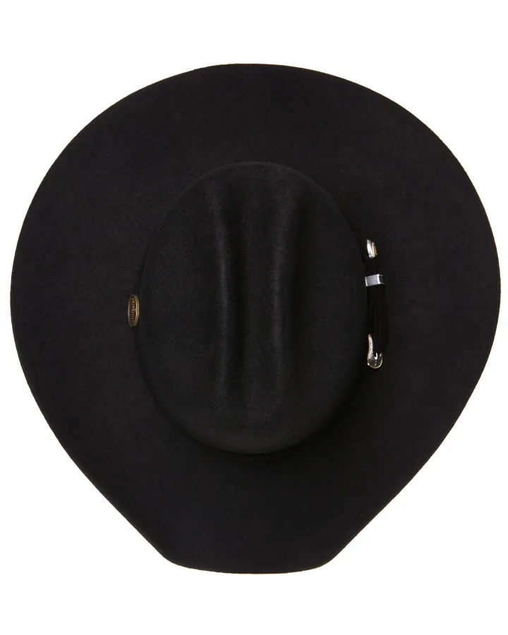 Statesman Great Divide Kids Fur Felt Hat Black