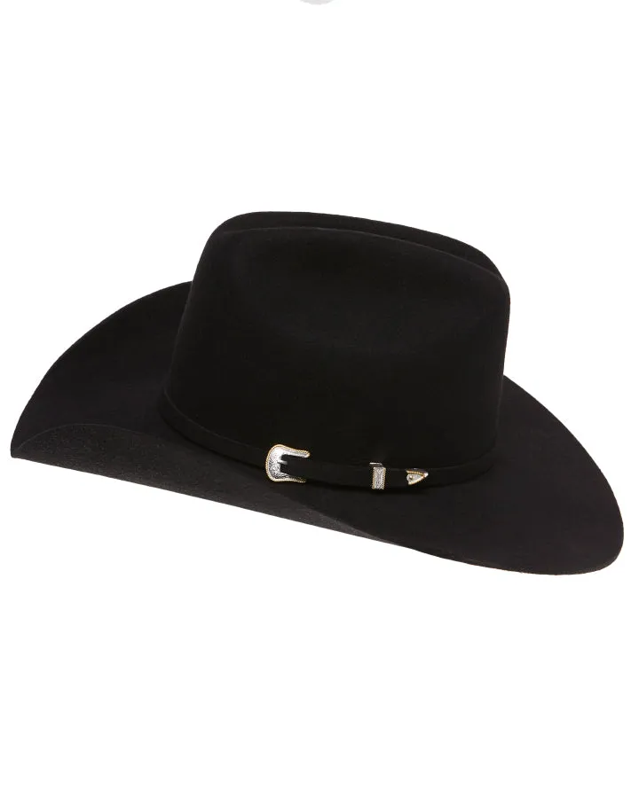 Statesman Great Divide Kids Fur Felt Hat Black