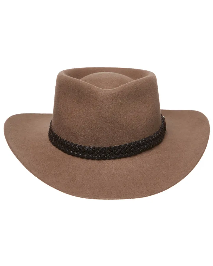 Statesman Murchison River Fur Felt Hat Sand