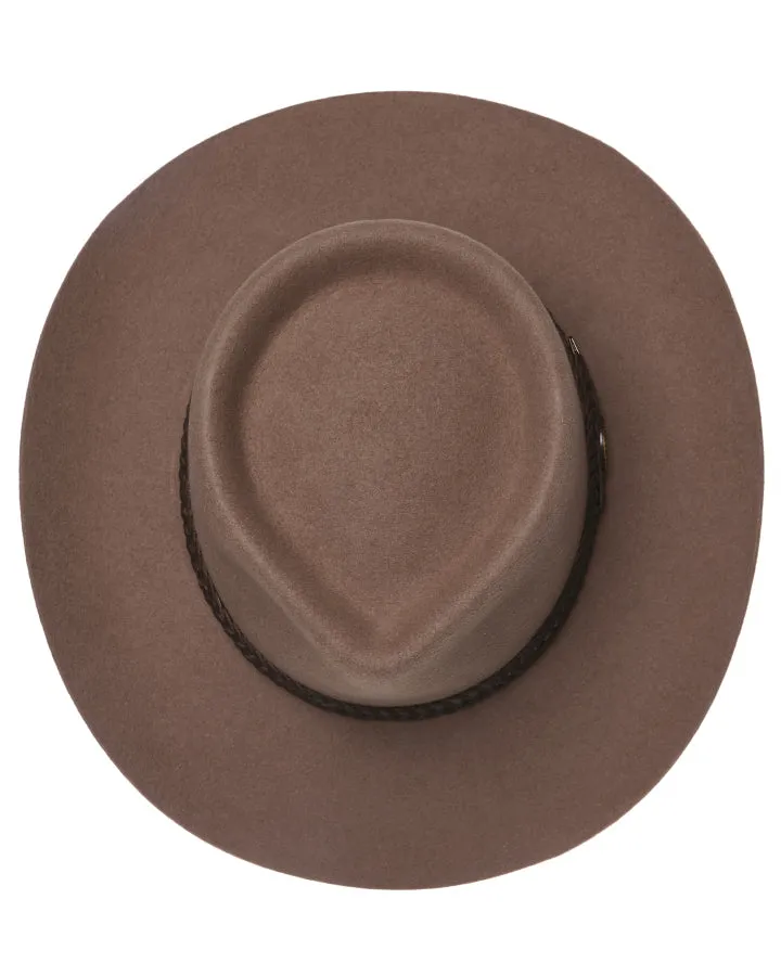 Statesman Murchison River Fur Felt Hat Sand