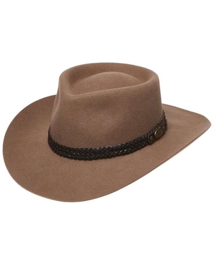 Statesman Murchison River Fur Felt Hat Sand