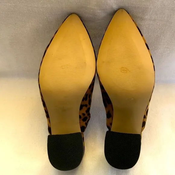 Steven by Steve Madden neva leopard mules slip on women’s size 8