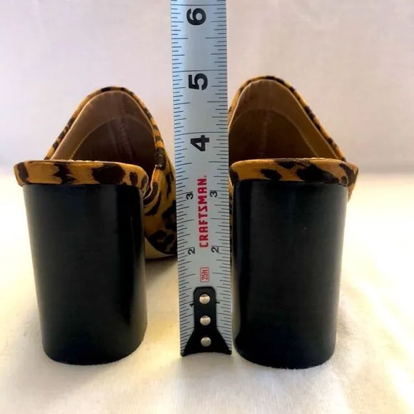 Steven by Steve Madden neva leopard mules slip on women’s size 8