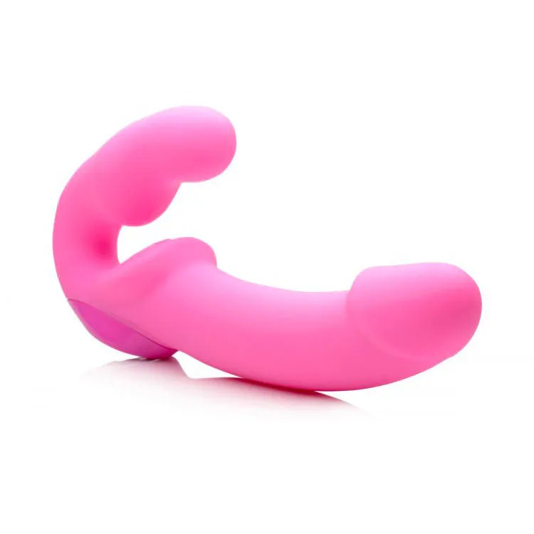 Strap U Urge Rechargeable Vibrating Strapless Strap On With Remo 9.5 Inch