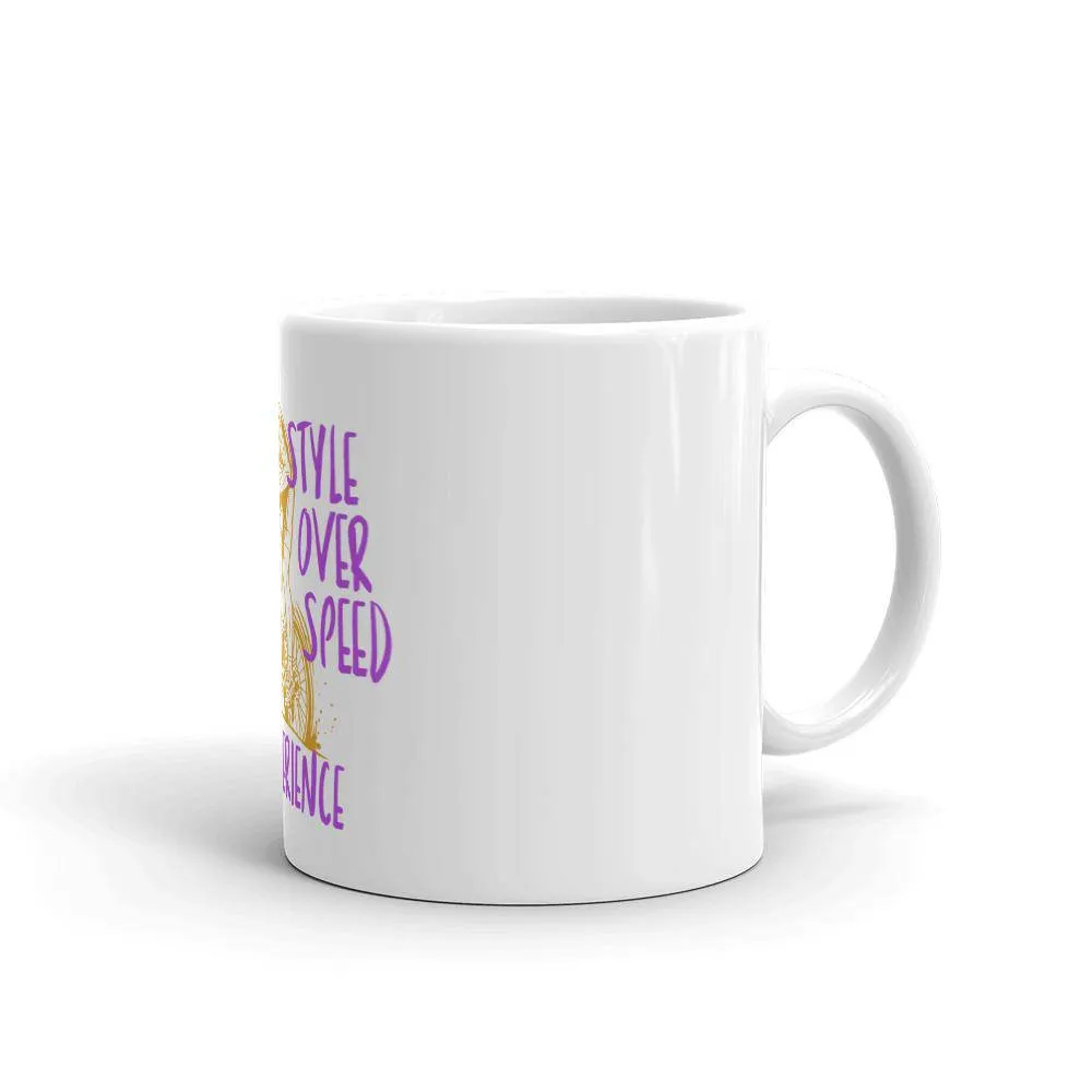 Style over speed top experience mug