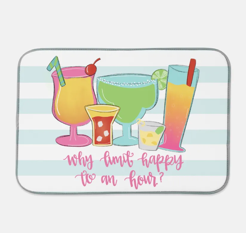 Summer Cocktail Drying Mat