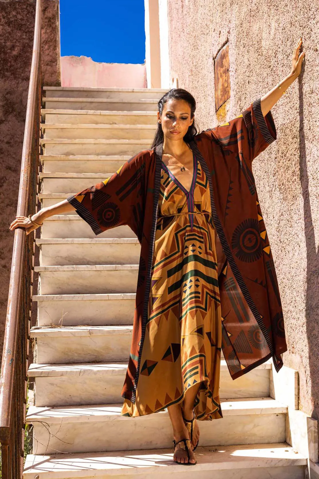 Sunset Atlas Dress