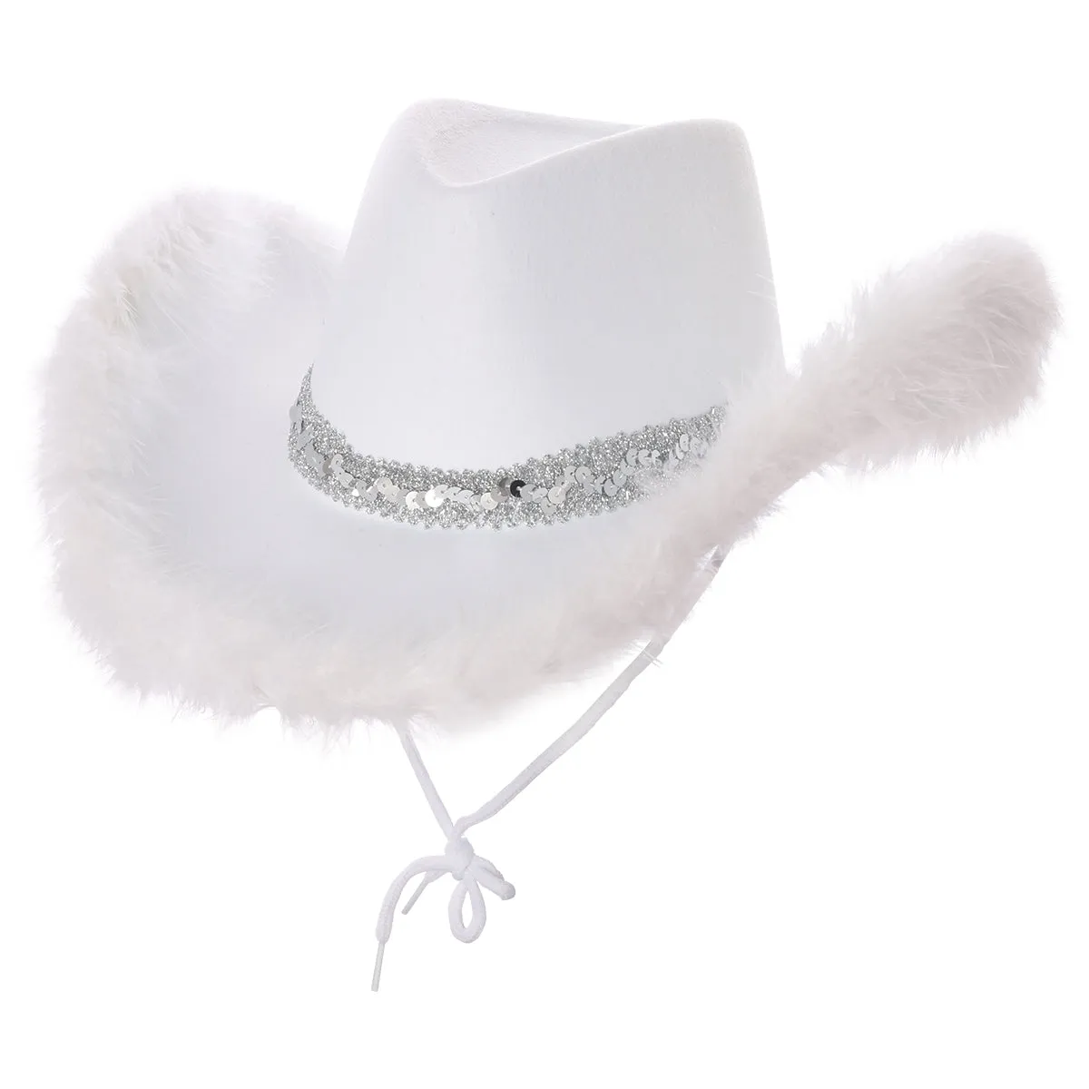 Texan Cowgirl Hat with Sequin Trim