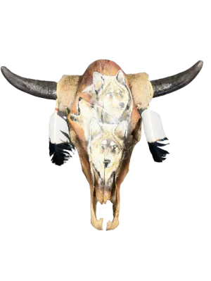 The Lone Pack Cow Skull