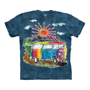 The Mountain Batik Tour Bus Adult Unisex T-Shirt