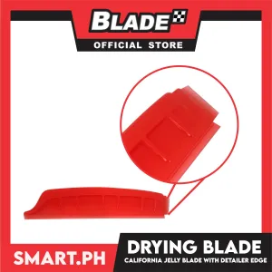 The Original California Car Duster CCD20080 Jelly Water Blade Ultra Flexible Drying Blade (Red)