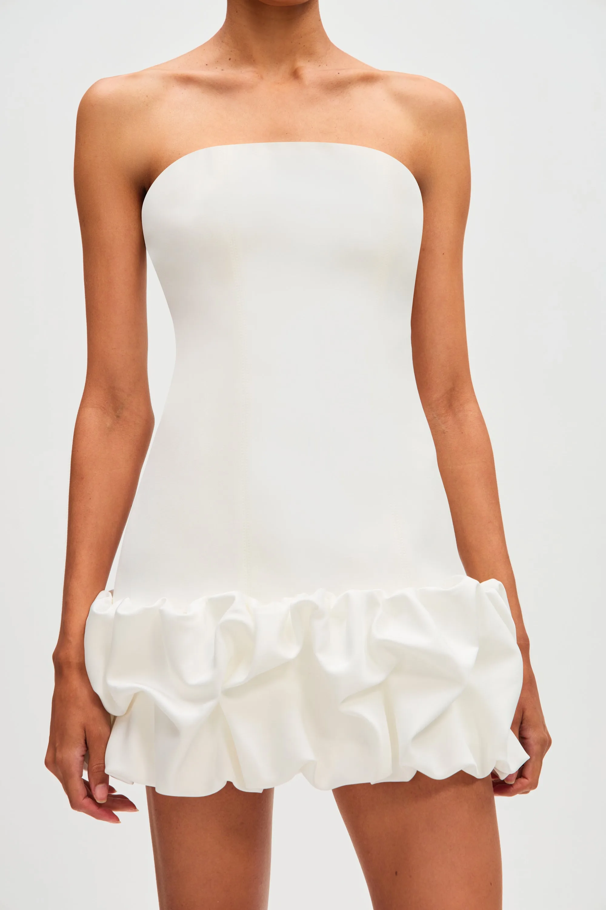 THE 'SAPHIRA' CREPE MINI DRESS