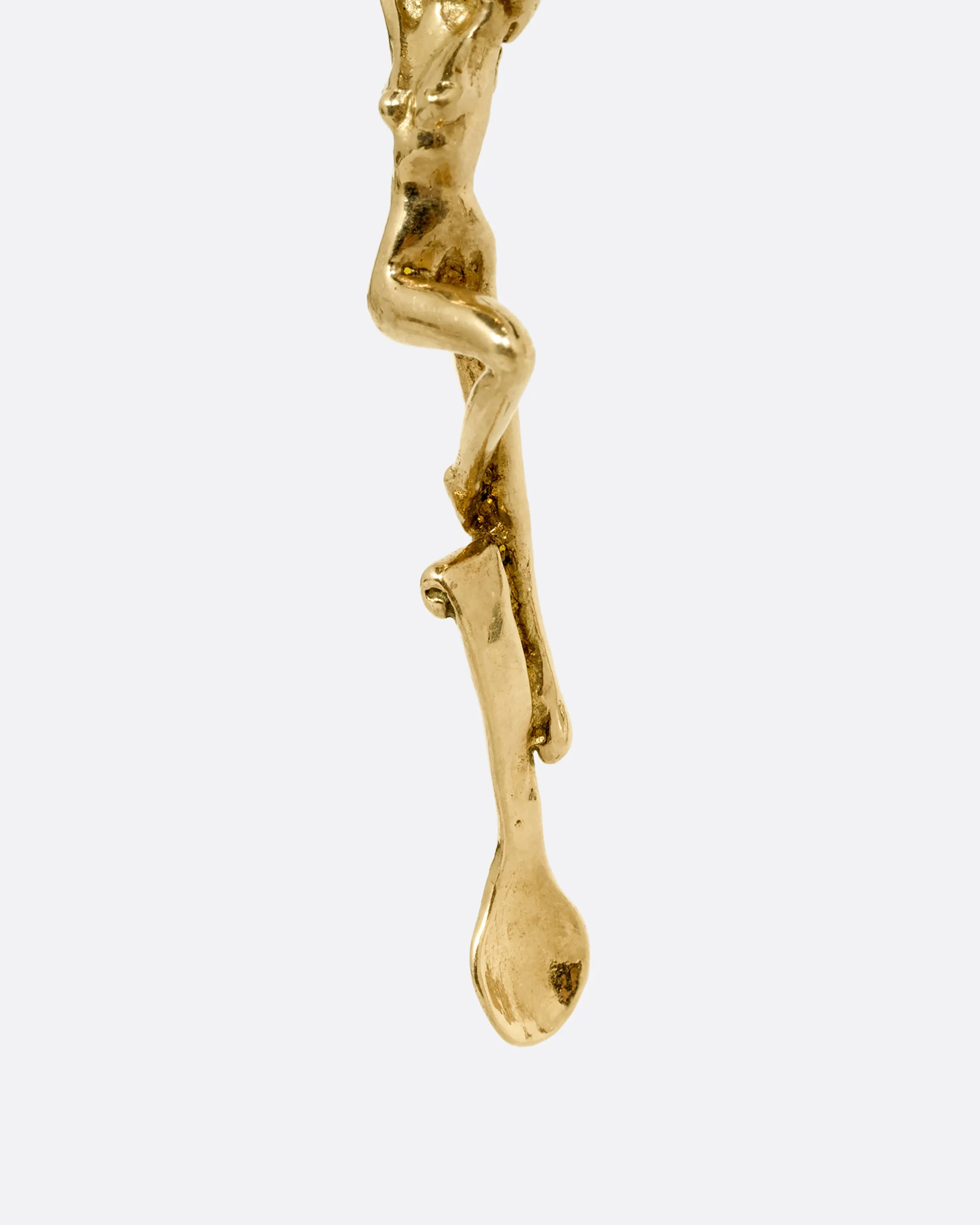 Tiny Spoon Figure Pendant