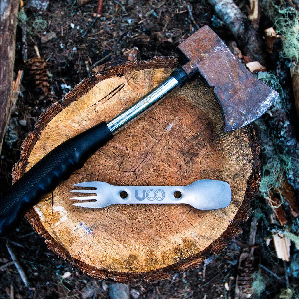 Titanium Utility Spork w/ Tether