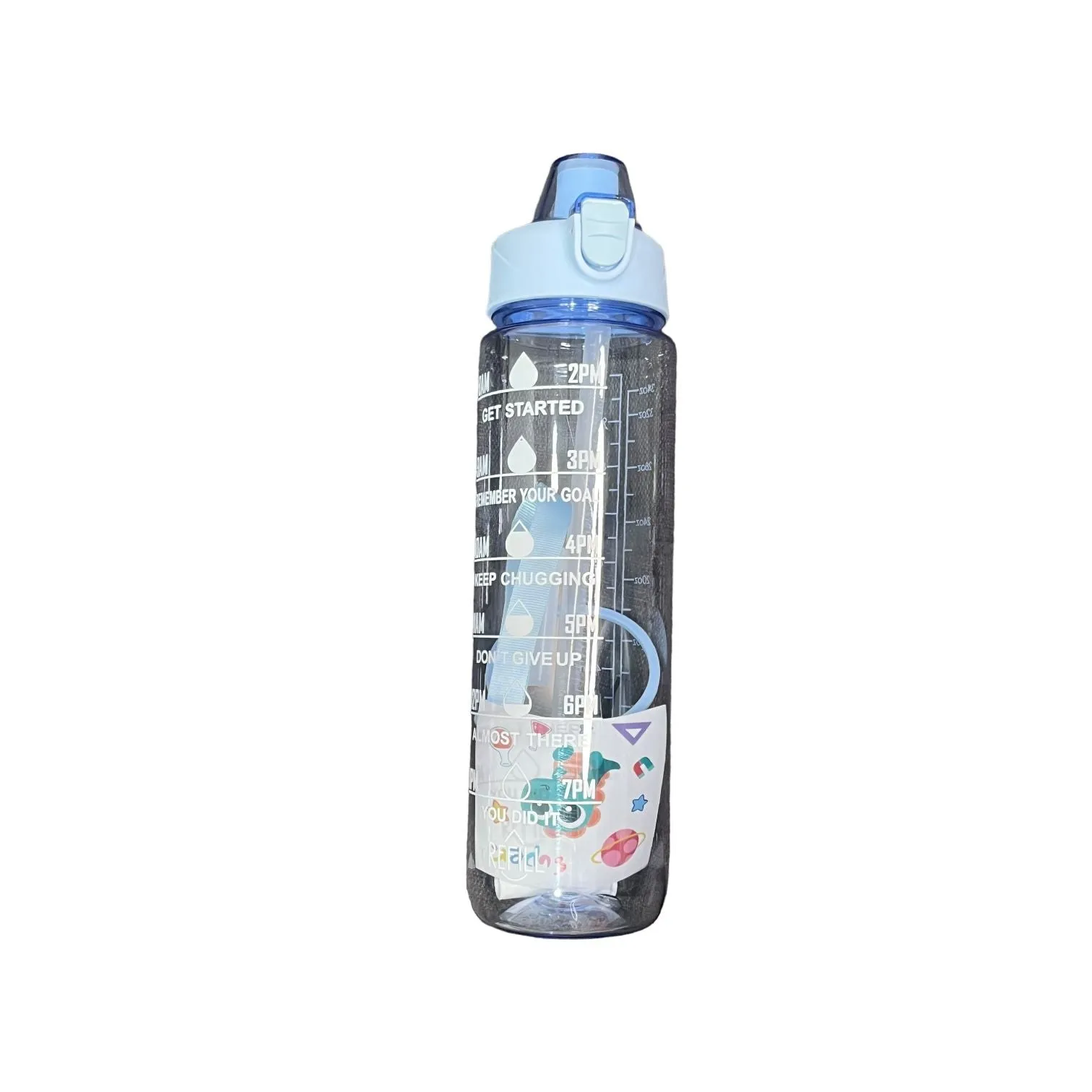 Transparent Water Bottle With Drinking Time