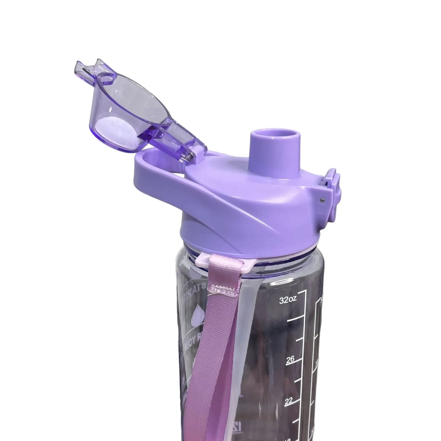 Transparent Water Bottle With Drinking Time