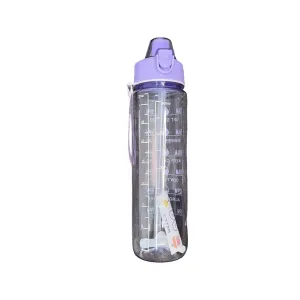 Transparent Water Bottle With Drinking Time
