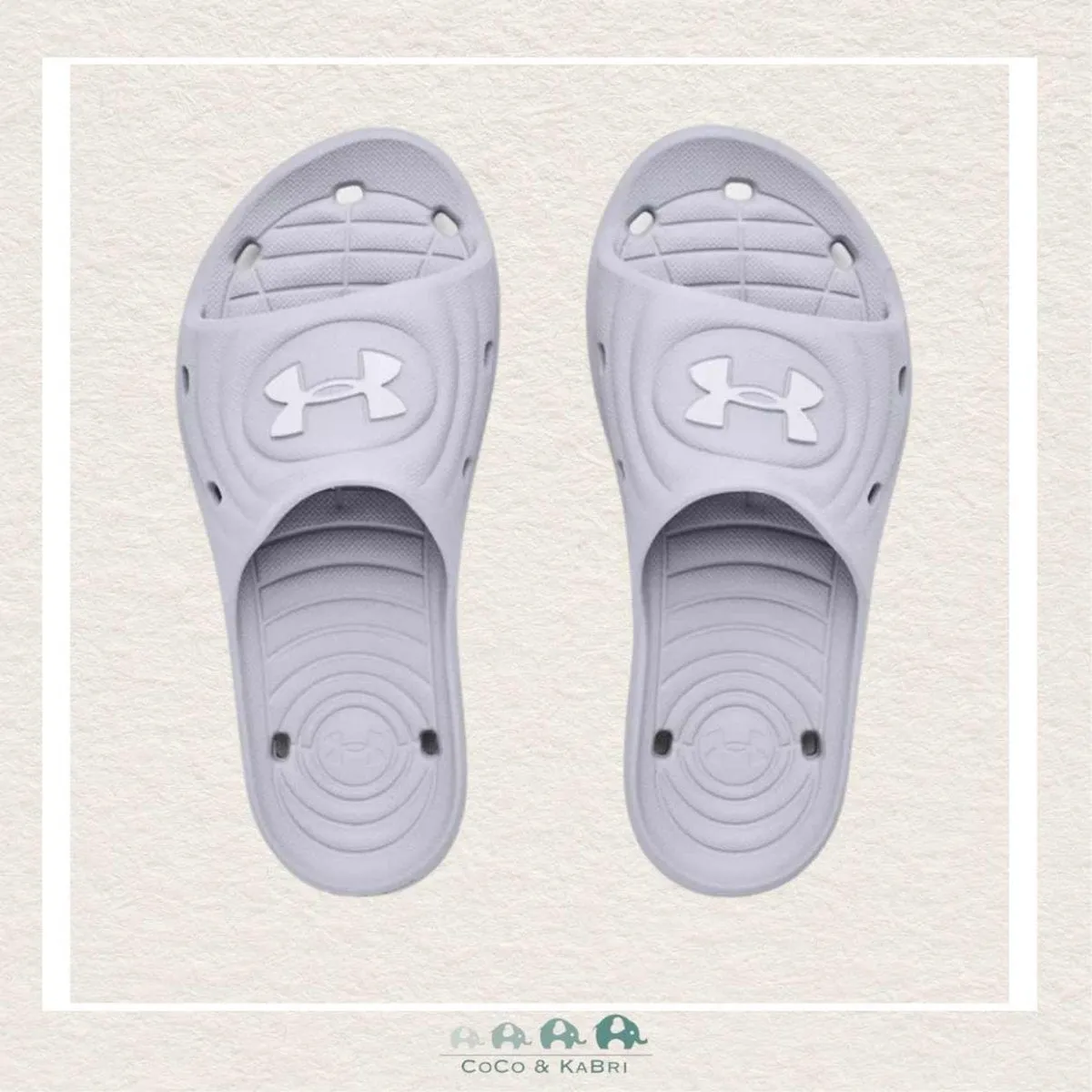 Under Armour Boys' Locker IV Slides Grey