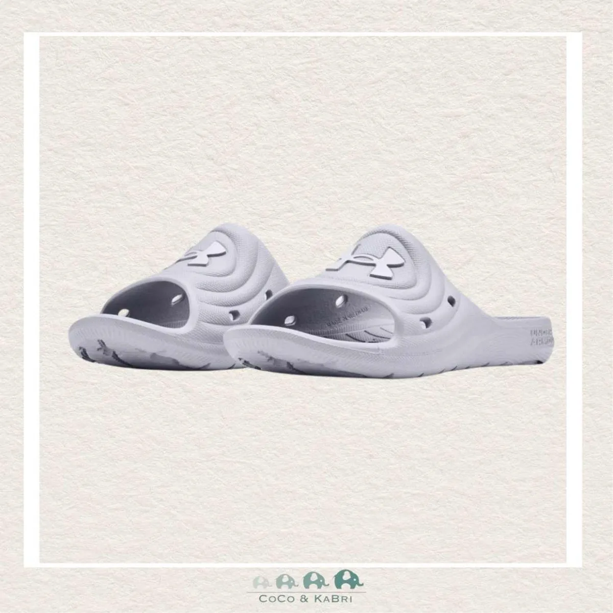 Under Armour Boys' Locker IV Slides Grey