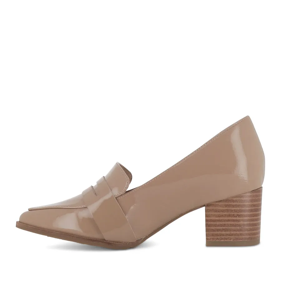 VAMITY XW - TAUPE PATENT LEATHER