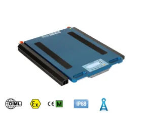 Vezeték nélküli tengelysúlymérő platform 565x400mm – 10 000 kg
