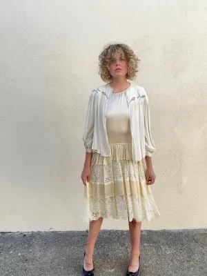 Victorian Cream Lace Dress