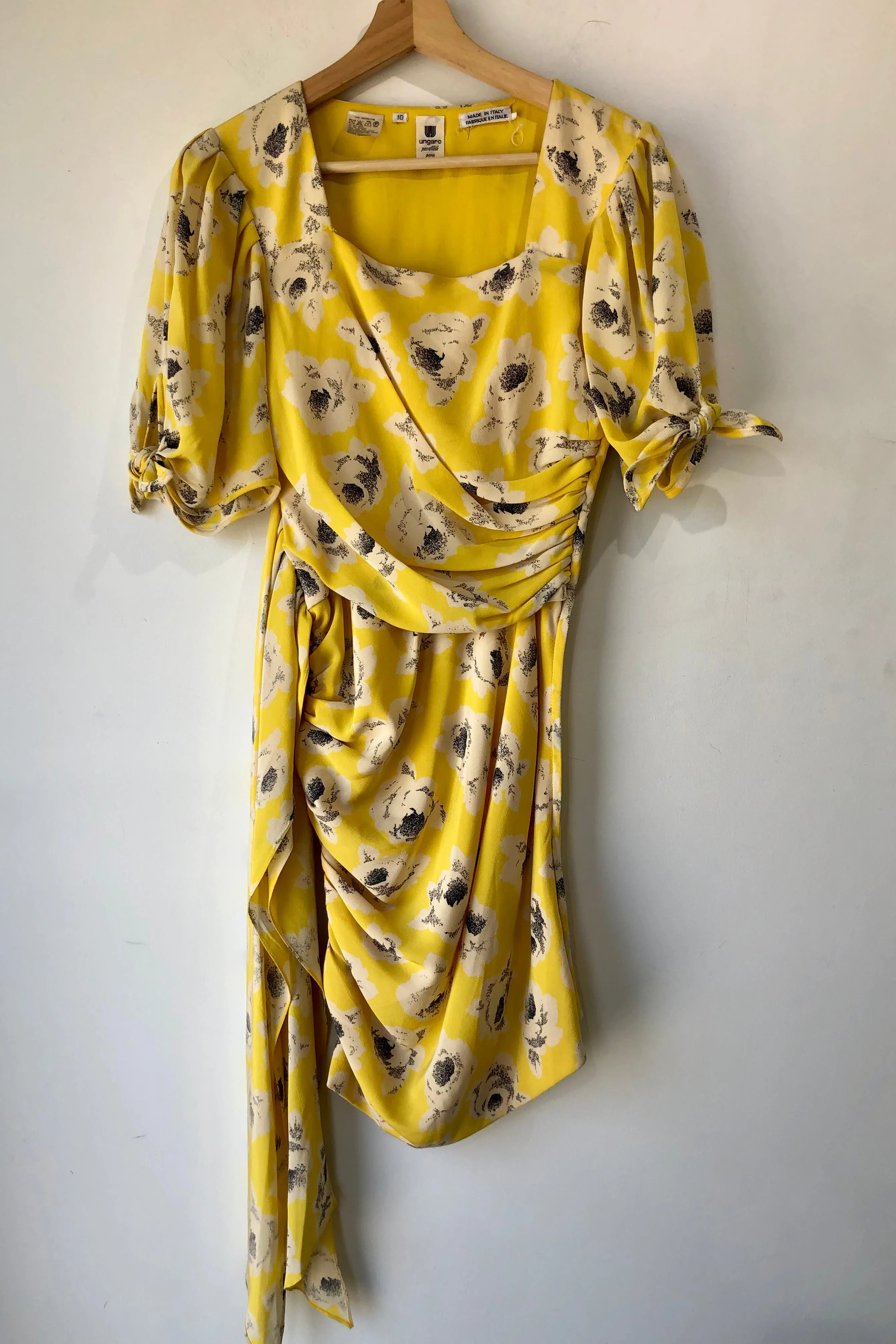 Vintage Emanuel Ungaro Parallele Silk Dress