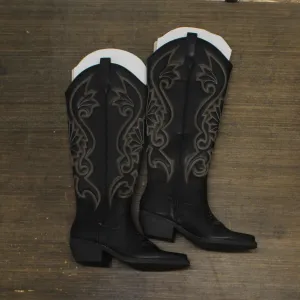 Wild Fable Kenzi Tall Western Dress Boots with Memory Foam Insole Black 7.5M