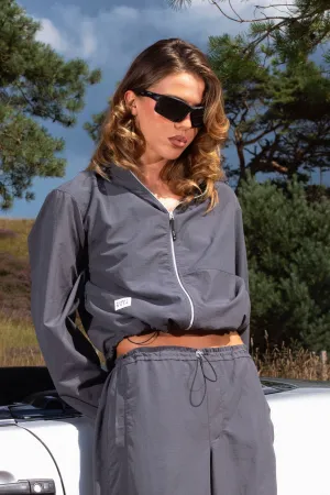 WIND1 CROPPED HOODED JACKET