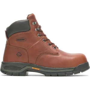 Wolverine Men's Harrison 6" Steel Toe Work Boot - Brown - W04904