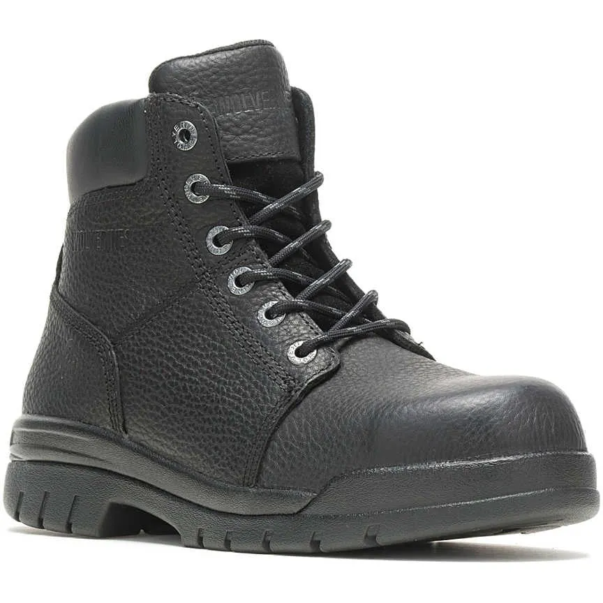 Wolverine Men's Marquette 6" Steel Toe Work Boot - Black - W04714