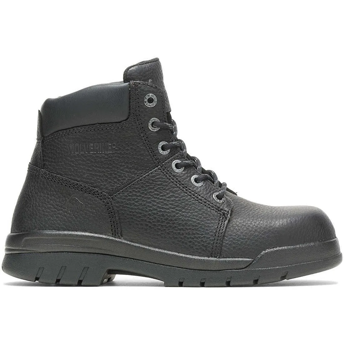 Wolverine Men's Marquette 6" Steel Toe Work Boot - Black - W04714