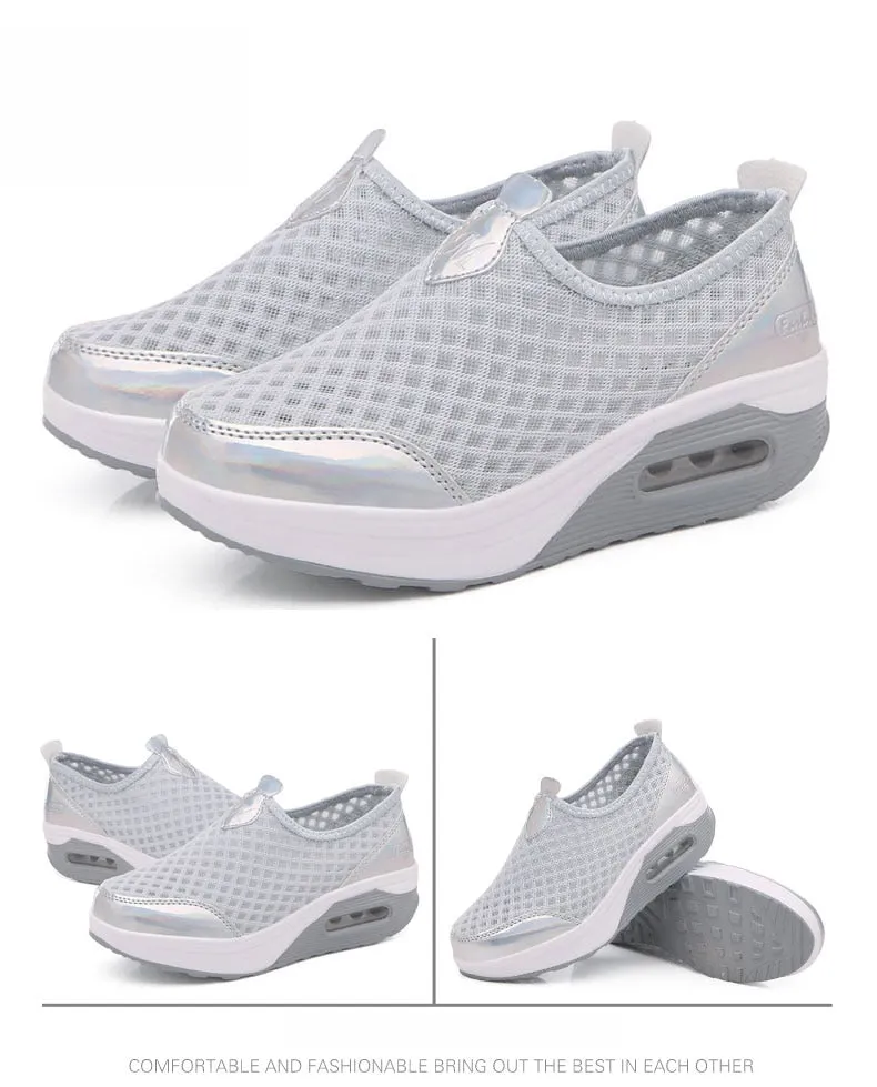 Women Casual Shoes Soft Bottom Walking Shoes Woman Air Mesh Shoes