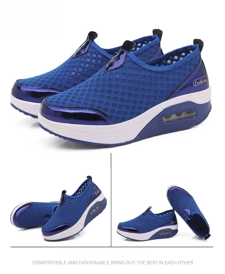 Women Casual Shoes Soft Bottom Walking Shoes Woman Air Mesh Shoes
