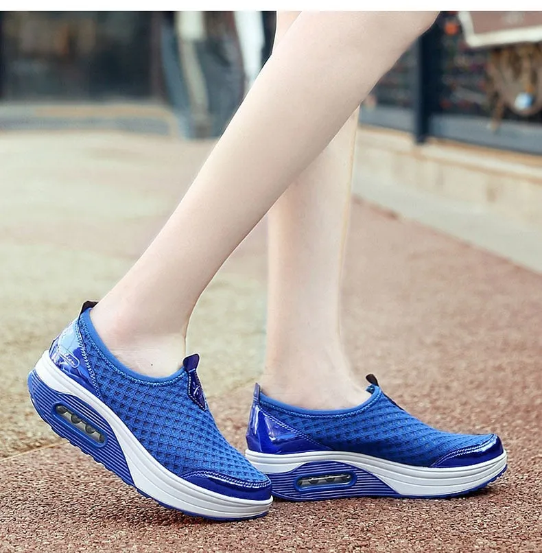 Women Casual Shoes Soft Bottom Walking Shoes Woman Air Mesh Shoes