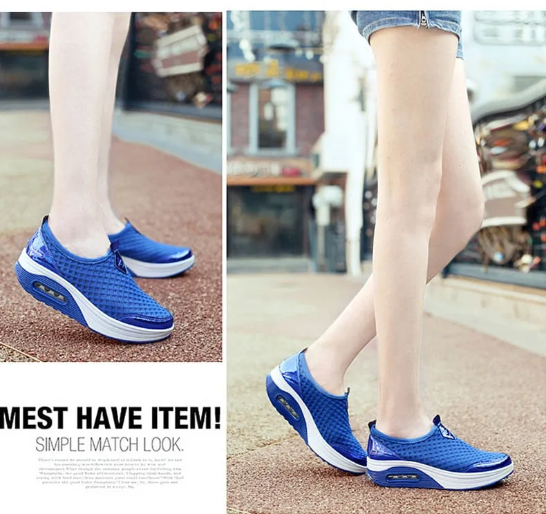 Women Casual Shoes Soft Bottom Walking Shoes Woman Air Mesh Shoes