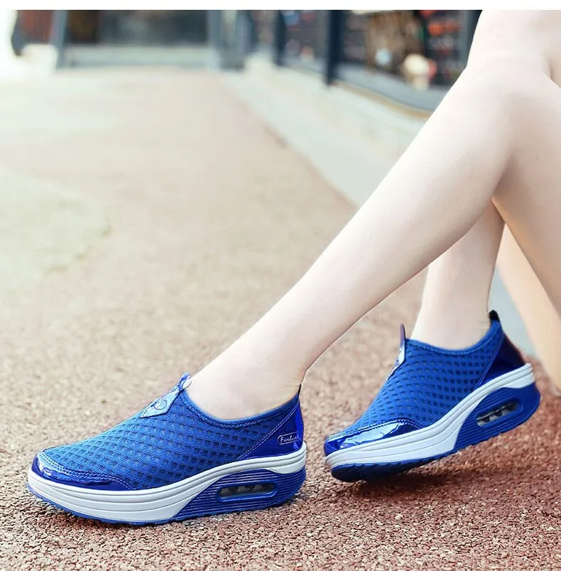 Women Casual Shoes Soft Bottom Walking Shoes Woman Air Mesh Shoes