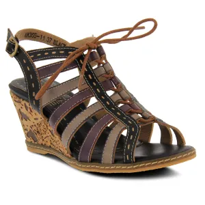 Women's L'Artiste | Quinne Slingback Sandal | Black Multi