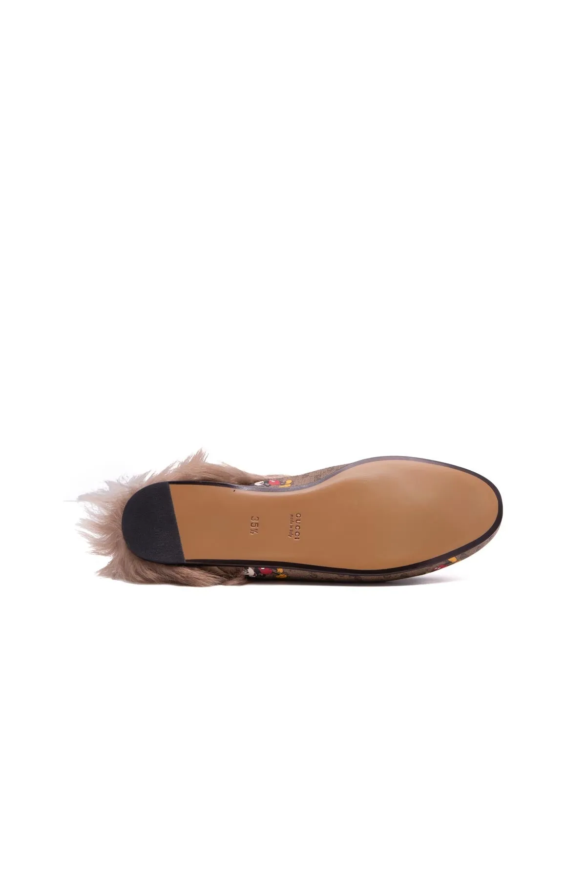 x Disney Fur Princetown Mules - Size 35.5