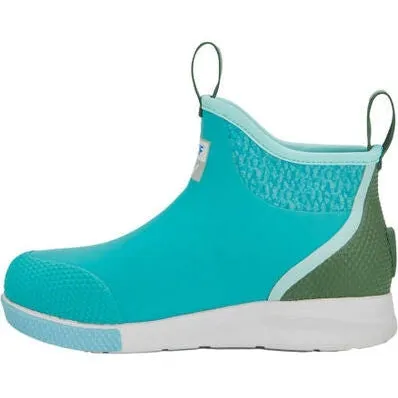 Xtratuf Women's Ankle 6" Waterproof Slip Resist Deck Sport Boot -Green- ADSW-300