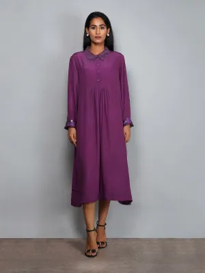 Yavi   I   Soild Embroidered Dress